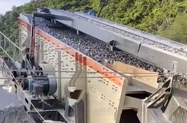 移動篩篩分建筑碎料