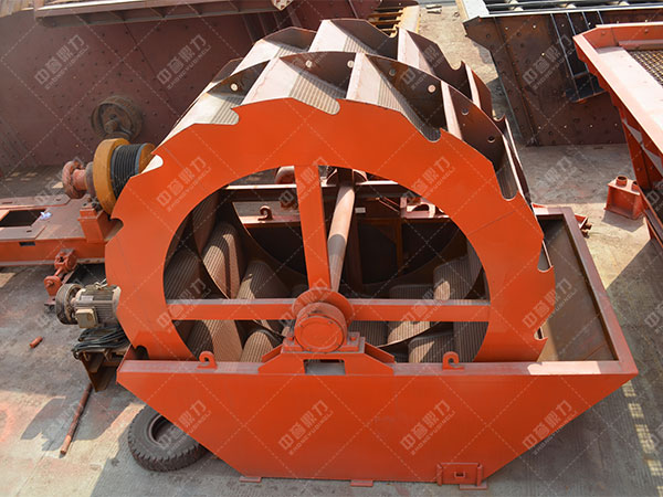 輪斗式洗砂機實拍圖展示2