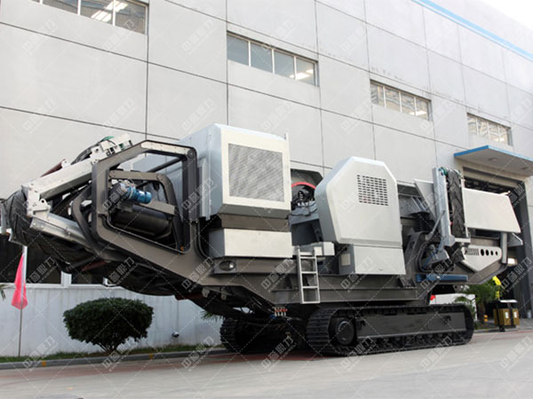 履帶式移動破碎機