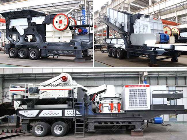 時產250噸移動式碎石機